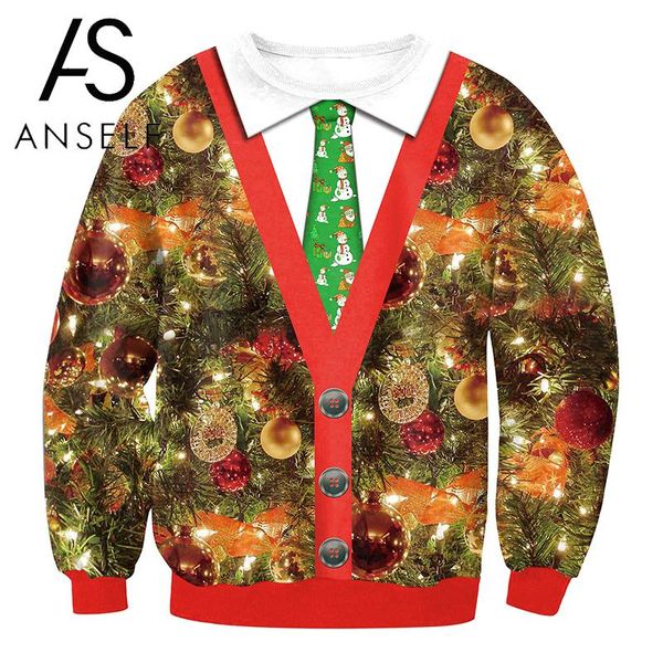 

christmas sweater women pullovers 2019 autumn winter christmas print santa tree snowflake long sleeve xmas sweater jumpers, White;black