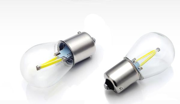 

p21w led ba15s 1156 led filament chip car light s25 auto vehicle reverse turning signal bulb lamp drl white 12v 24v