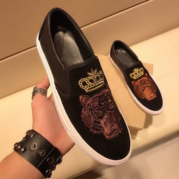 

designer slip lazy sneakers round head fashion canvas shoes summer fashion men's casual peas shoes, Black