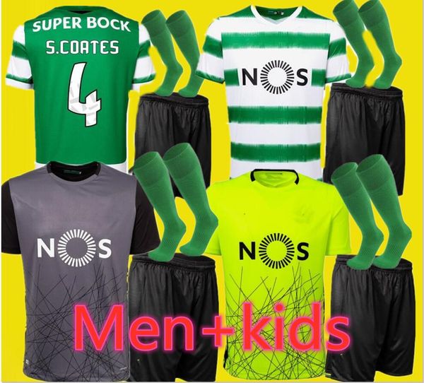 

and kids 20 21 sporting cp lissabon soccer jersey phellype 2020 2021 fernandes dost football shirt, Black;yellow