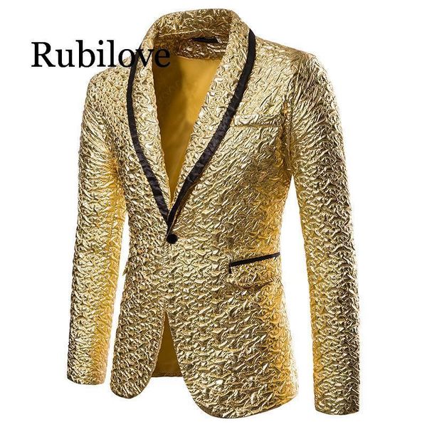 

black single button shawl collar blazer men brand nightclub singer suit jacket men party wedding prom blazer xxl, White;black