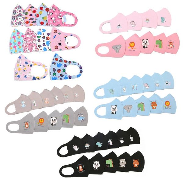 

pm2.5 children anti-pollution masks boys girls cartoon mouth face masks kids anti-dust breathable earloop washable reusable cotton face mask