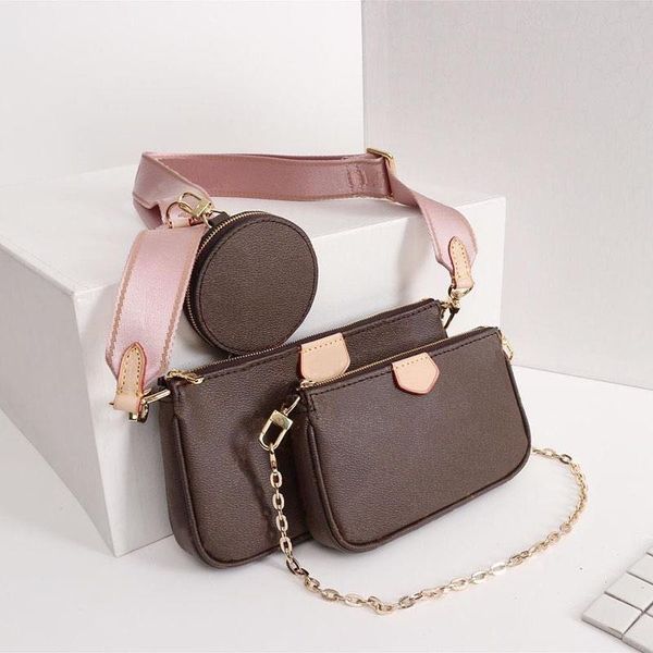 

crossbody handbags wallet 3 bag of mens women's flower pieces/set bag ladies purses ginbw