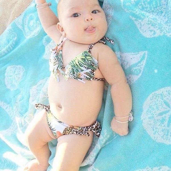 baby girl two piece swimsuits