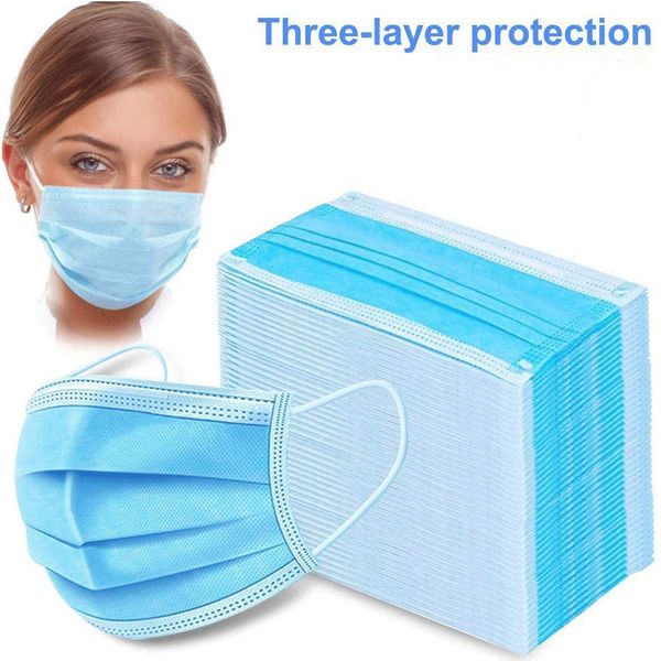 

Fedex В Наличии Быстрая Доставка Профессиональные Одноразовые Маски Для Лица 3 Слоя Защитите Эластичную Защитную Маску Earloop