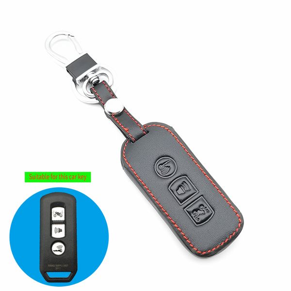 

for pcx sh 125 150 2016-2020 super cub 125 motorcycle scooter remote leather case key fob keyring 3 buttons cover