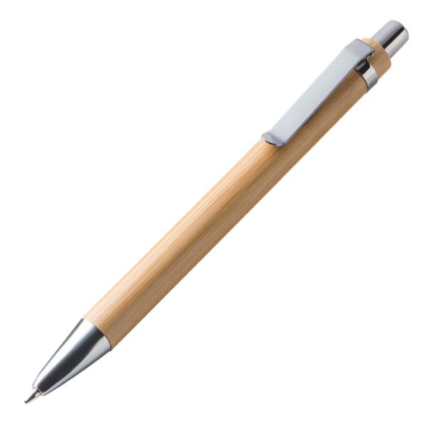 

20 ballpoint pen sets bamboo wood pattern writing smooth instrument for work/office accessories, Blue;orange