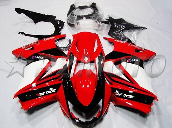

injection mold new abs motorcycle full fairings kits fit for kawasaki ninja250r ex250 zx250r 250 2008 - 2014 body set red
