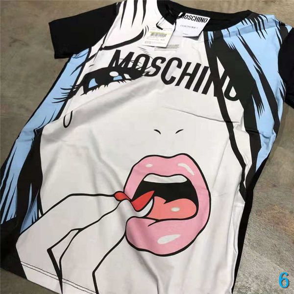 

new designer women t-shirt casual clotning fashion lady brand t shirt in summer short sleeve tees printed colors size xs- 6, White;black