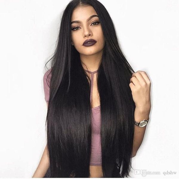 360 Frontal Full Lace Human Hair Wigs Pre Plucked With Baby Hairs