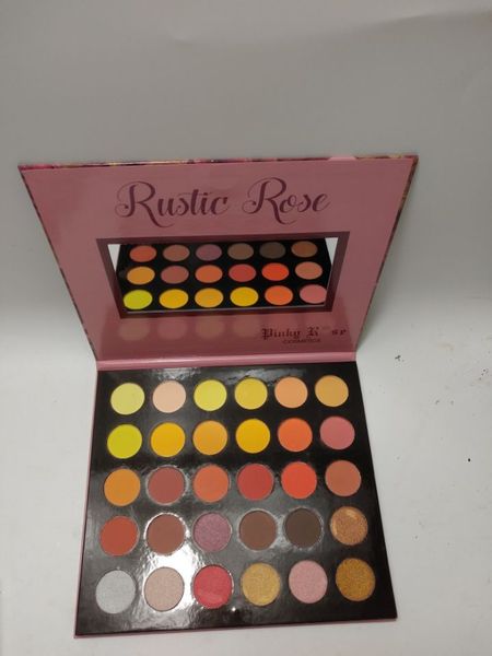 

2019 good price makeup 30 colors pinky rose cosmetics rustic rose eyeshadow palette maquiagem shimmer eyeshadow powder palette