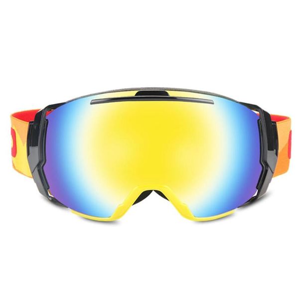 

ski goggles anti-fog soft sponge adjustable elastic strap snowboard riding goggles ski snowboard copozz vector