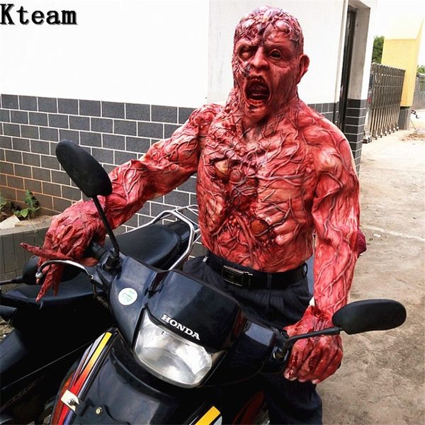 

adults latex halloween cosplay scary zombie ghost large intestines costume horror swamp party props stage outfits clothing cos