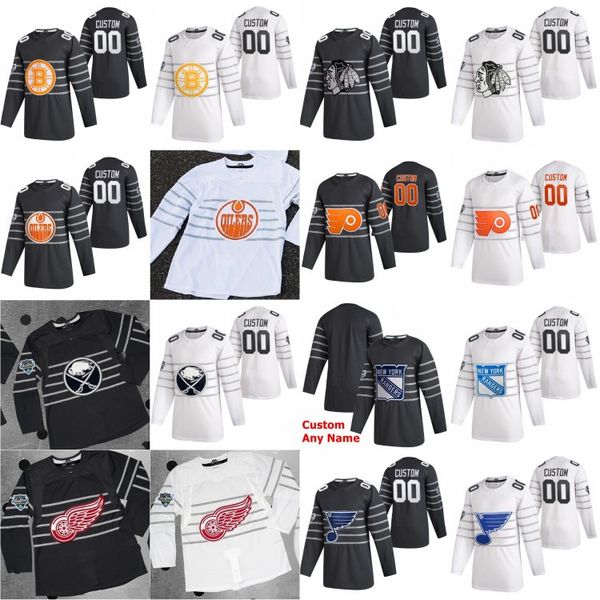 

2020 all star hockey jersey david pastrnak jack eichel patrick kane artemi panarin travis konecny connor mcdavid alex pietrangelo hedman men, Black;red