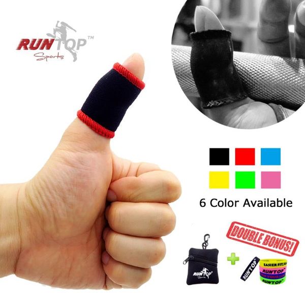 

runfinger thumb sleeves hook grip protection for weightlifting powerlifting crossfit training wods prevent tear rips blister