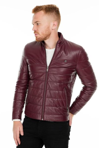 

karaca leather jacket men 's leather jacket krcd803, Black