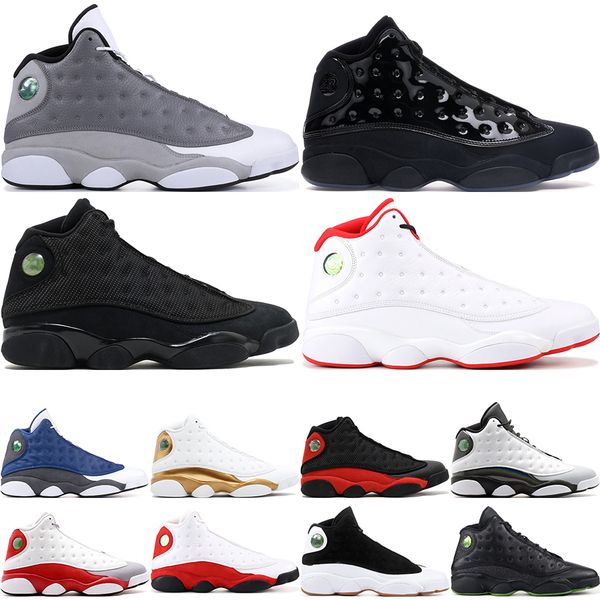 

13 13s new lakers rivals designer mens basketball shoes cap and gown chicago hyper royal black cat flints bred dmp sport sneakers us 7-13