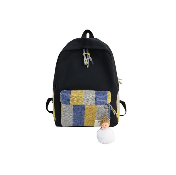 

molave backpacks solid backpack women new zipper versatile packages simple canvas student bags large capacity casual package9419