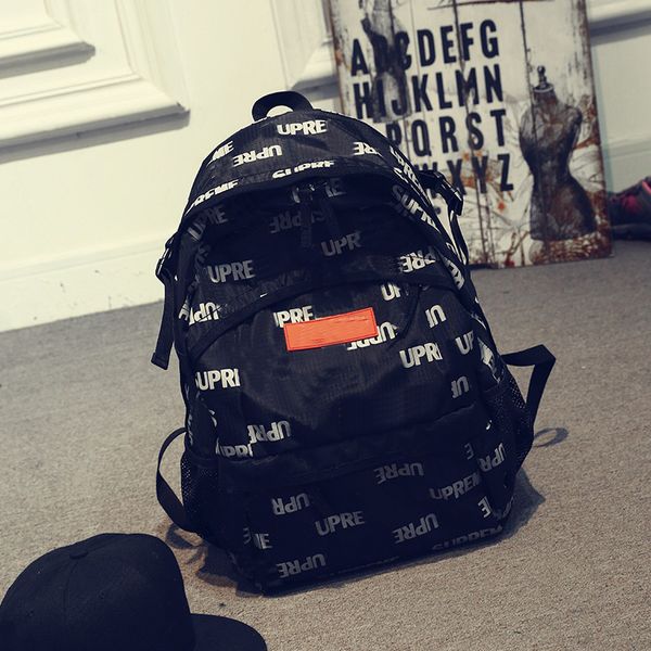 

fashion brand designer backpack double shoulder bag luxury outdoor traveling letter printed schoolbags for men women students backpacks
