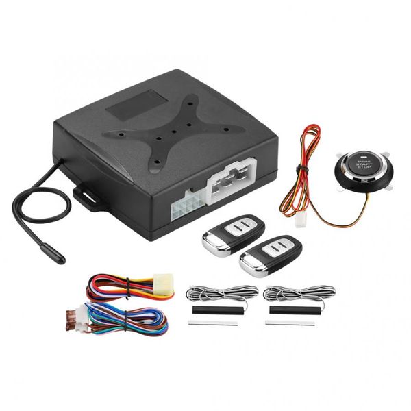 

alarma auto universal car alarm system engine ignition keyless entry push button remote starter auto accessorie