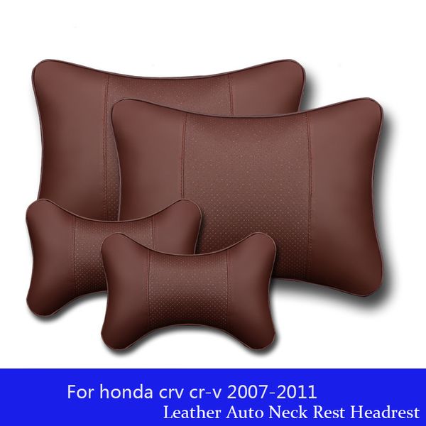 

for crv cr-v 2007-2011 leather auto neck rest headrest neck pillow accessroies