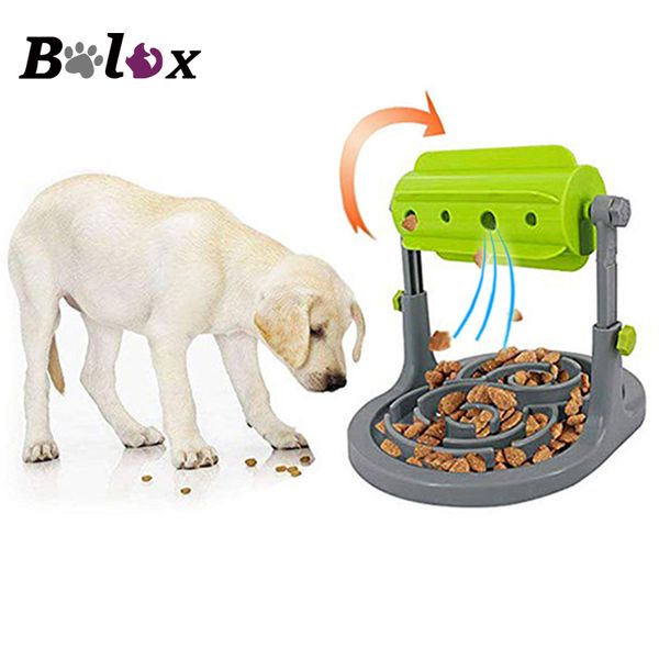 Cat Pet Dispenser Slow Feeder Bowl Treats Dog Food Toys Kitten