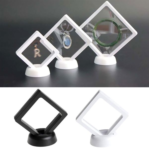 

membrane jewelry display box packaging box protect jewellery stones presentation case holder ring pendant display stand