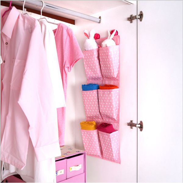 

6/12 grids wall hanging bag back door shoe rack storage bag bathroom cosmetics kitchen bottle sundries decoration storage