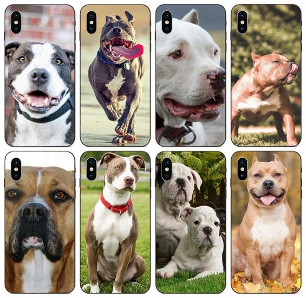 

tongtrade] pitbull bulldog dog detailed popular case for iphone 11 pro max x xs 6s 5s 5c 5 plus samsung j5 huawei gx8 redmi note 8 case