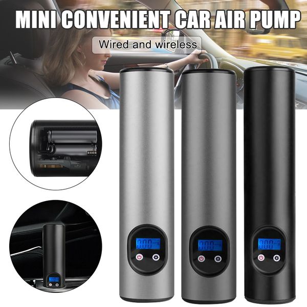 

spot led smart electric tire pumps lcd display bicycle car wireless tyre air pumps car styling