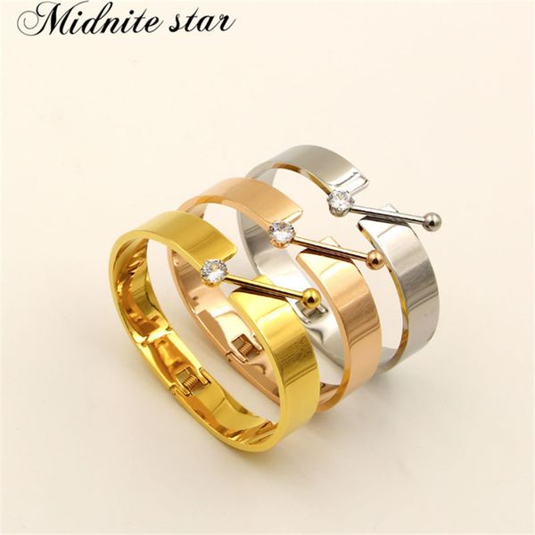 

miniature delicate barbell 10mm bracelet rose gold plating women bracelet stainless steel charm trendy female jewelry gift 2019, Black