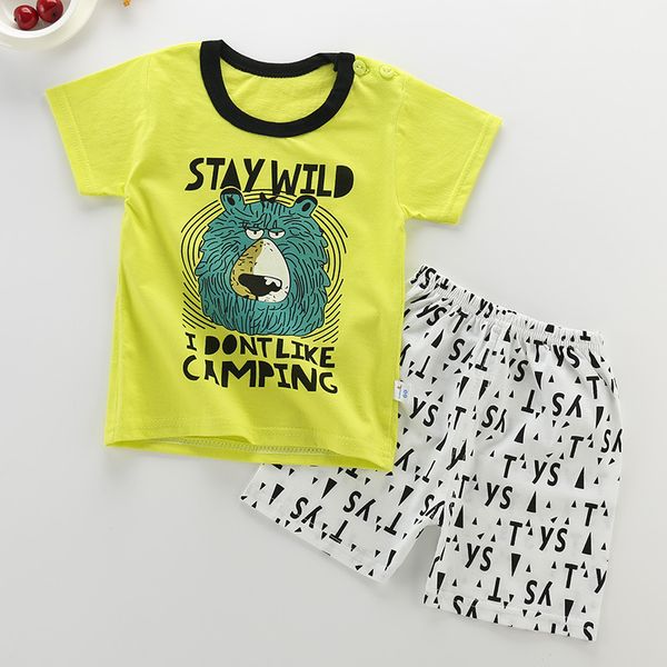 

summer newborn baby boys clothing sets infant boy clothes cotton kids animal costume toddler toddler boys clothing sets, White