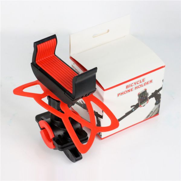 

bike phone holder bracket universal mountain bicycle mobile mount belt cell phone holder bracket for gps iphone samsung with retail package