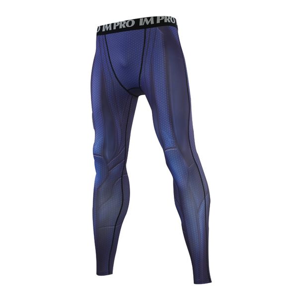

spider man 3d printed pattern compression tights pants men 2020 sweatpants skinny leggings trousers male, Black