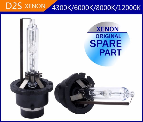 

2pcs/lot 12v 35w d2s d2c xenon hid bulb original design with metal base car headlight 4300k 5000k 6000k 8000k