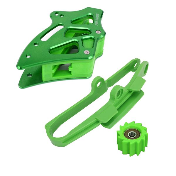 

motorbike aluminum & rubber chain swingarm chain guide slider roller guard for kx250f kx450f kxf250 kxf450 2009-2016