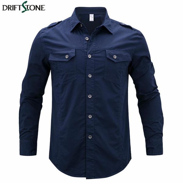 

мужская дышащая рубашка с длинным рукавом slim fit camisa masculina хаки синий армейский зеленый рубашка тактическая одежда, White;black