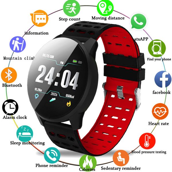 

smart bracelet blood oxygen pressure heart rate monitor sport band watch activity tracker fitness smartwatch for men women pk q8, Slivery;brown