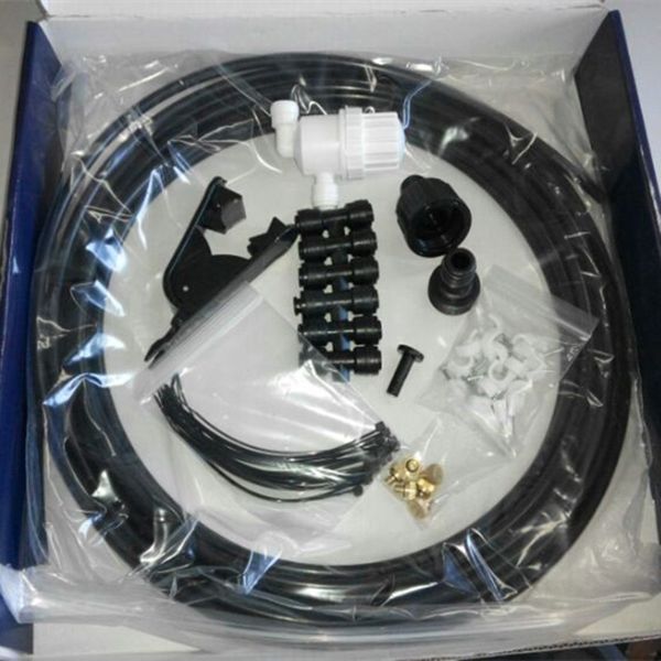 

e059 diy 10m with 8pcs misting nozzles fog system sprayers water sprinkler spray