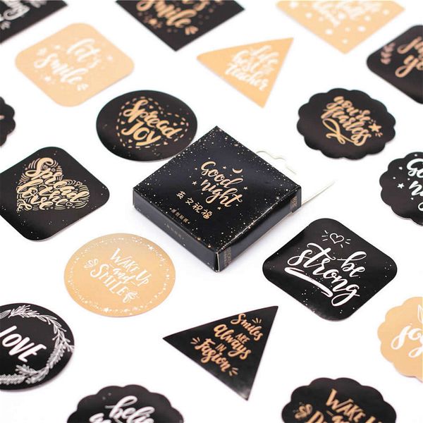 

46pcs/pack english blessings paper envelope european style message card letter stationary storage paper sticker gift