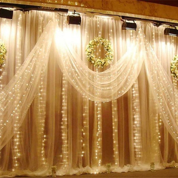 Led Curtain Fairy Lights Outdoor Indoor Use For Window Patio
