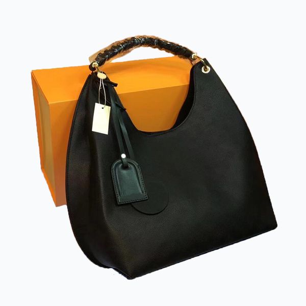 

hobo woman handbags l flower pattern women fashion totes bucket purse hobo real leather large capacity handbag