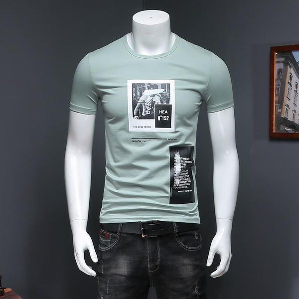 

2020 new solid shirt men luxury shirts short sleeve men's basic cotton for boys brand designer womens designer t shirts, White;black