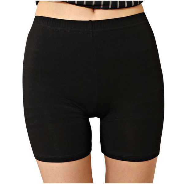 

women safety shorts pants seamless nylon high waist panties seamless anti boyshorts girls slimming underwear #t1p, Black;pink
