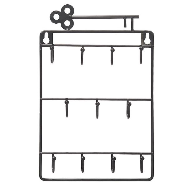 

wall decoration keys holder hanger wall hanging iron rack bags earrings storage hooks jewelry display shelf organizer home decor