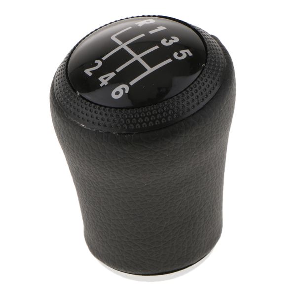 

6 speed manual car gear shift knob lever leather