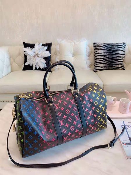 

new style mens luxury designer travel luggage bag men totes keepall leather handbag duffle bag fashion bag zdlp155