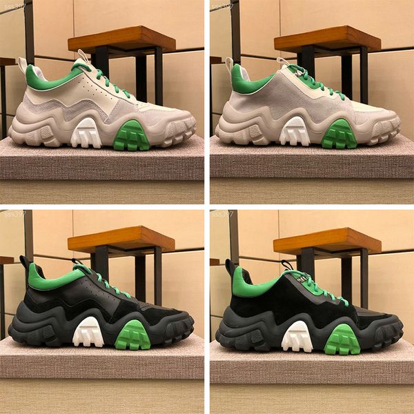 

shoes style men's genuine leather lace-up 2020 new sports shoes muffin running fashion non-slip european and american casual shoes men