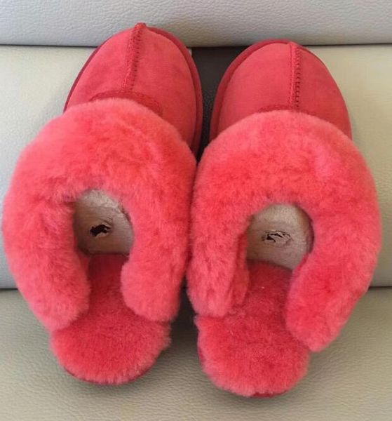 

2019 men's classic thermal cotton slippers, men's and women's slippers, shoes, women's snow boots, cotton slippers, Black