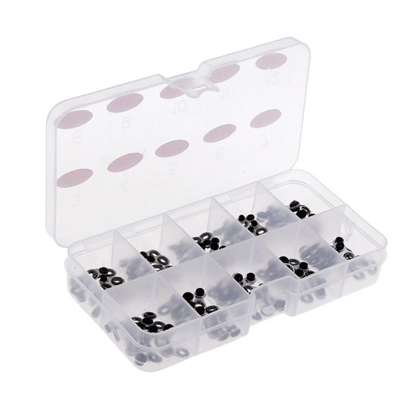 

100pcs/box sea boat fishing rod guides tips pole rod eye rings 10 sizes